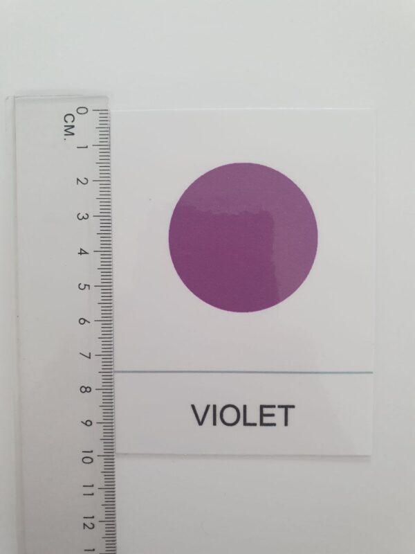 cartes de nomenclature couleurs