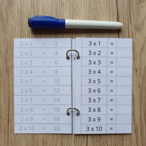 livret de tables de multiplications