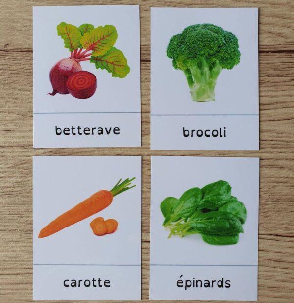 Cartes de nomenclature - Légumes – Image 3