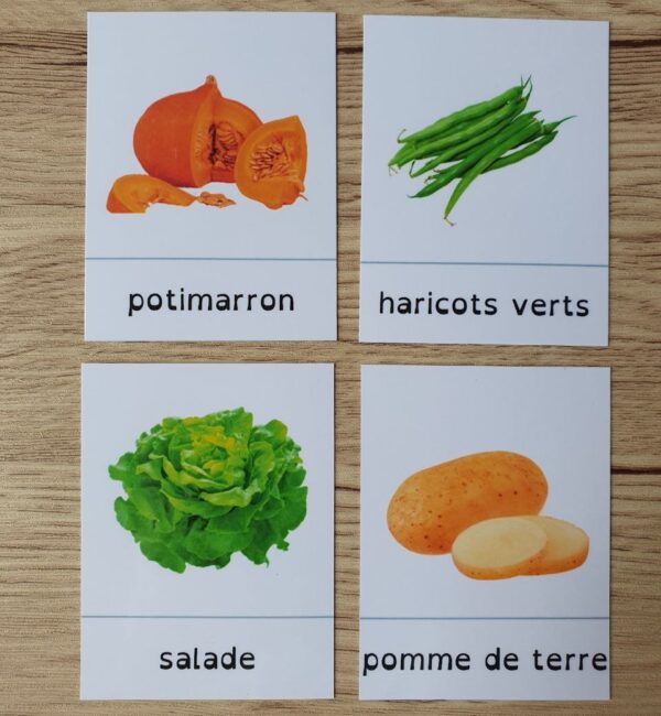 Cartes de nomenclature - Légumes – Image 2