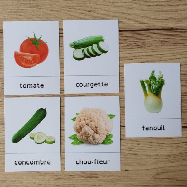 Cartes de nomenclature - Légumes – Image 4