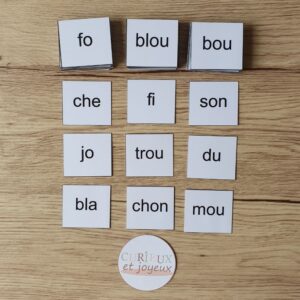 119 cartes syllabes script