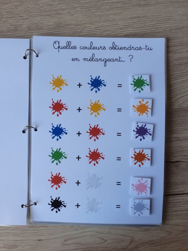 livret d'activités 4/5 ans
