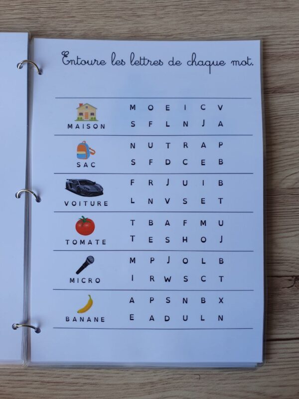 livret d'activités 4/5 ans