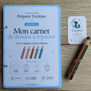 carnet de graphisme préparer l'écriture niveau 1