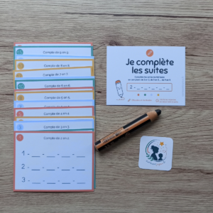je compte de x en x